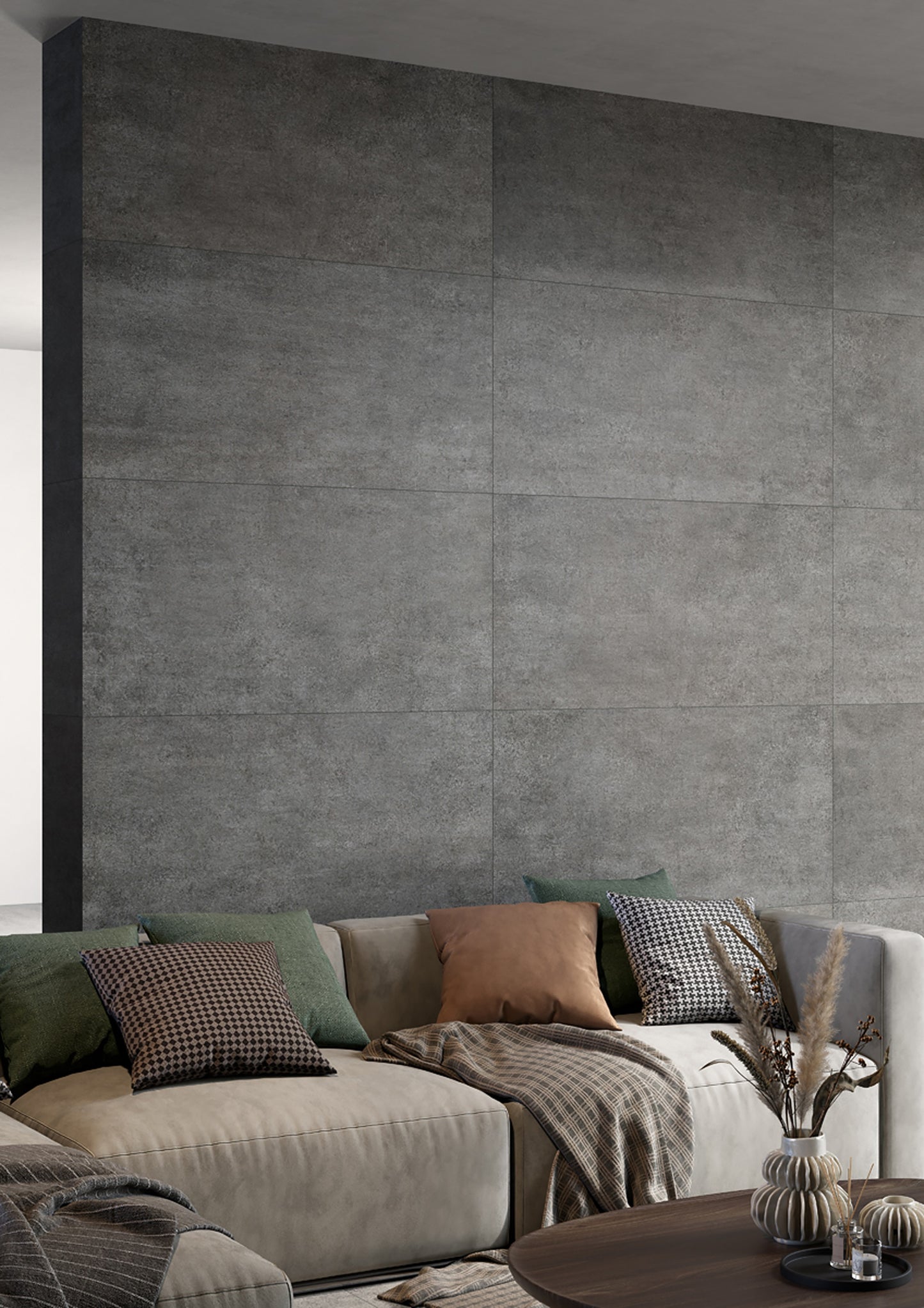 30x60cm Clay Stone Dark Grey