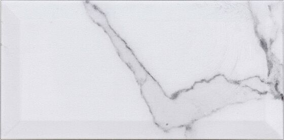 10x20cm Metro Bevelled Calacatta Grey