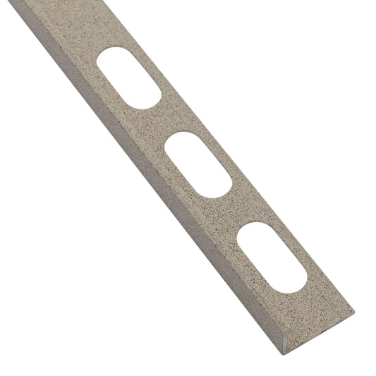 10mm Classic L-Shape Tile Trim Asteroid Grey 2.5m