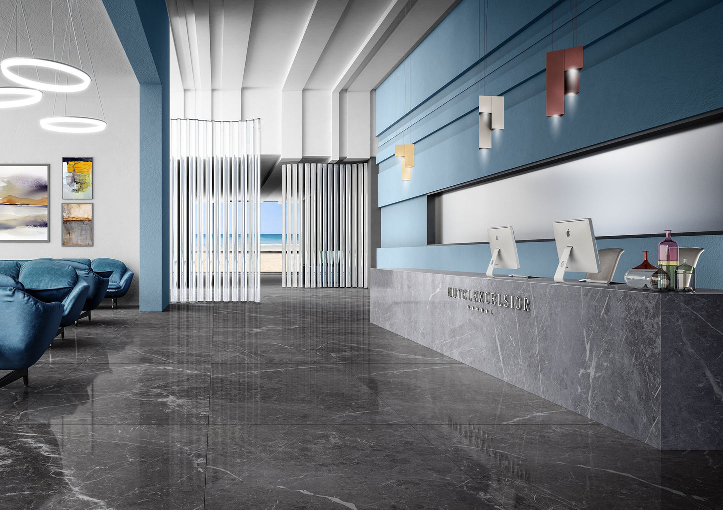 120x120cm RAK Polished Marble Porcelain