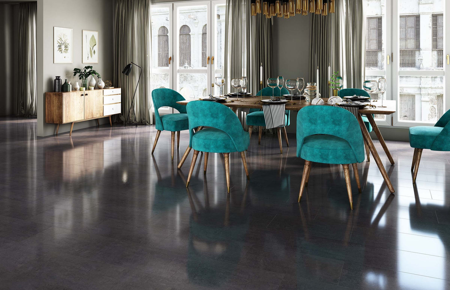 60x60cm Phoenix Polished Porcelain