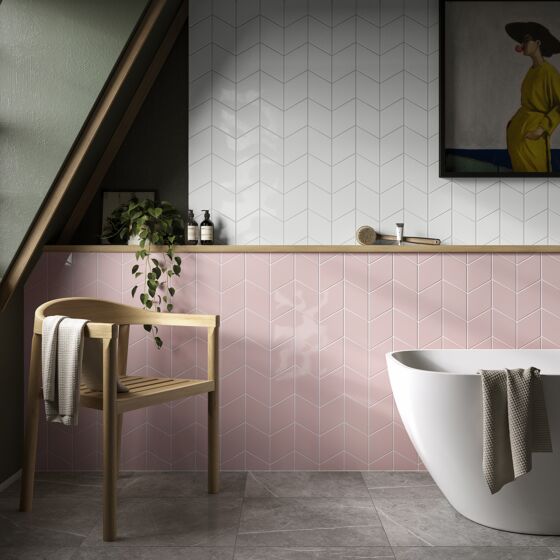 15.2x26.3cm Rhomboid Ceramic Wall Tiles