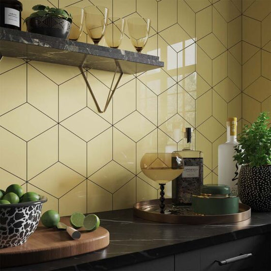 15.2x26.3cm Rhomboid Ceramic Wall Tiles