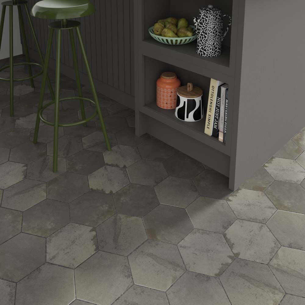 17.5x20.2cm Hex Porcelain