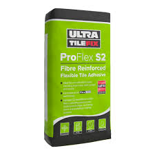 ProFlex S2: Grey Fibre Reinforced Flexible Tile Adhesive 20kg