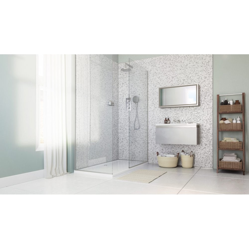 Shower Wall Impressions Collection Postiano Grey