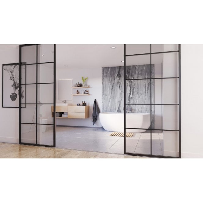 Shower Wall Impressions Collection Grey Voltera