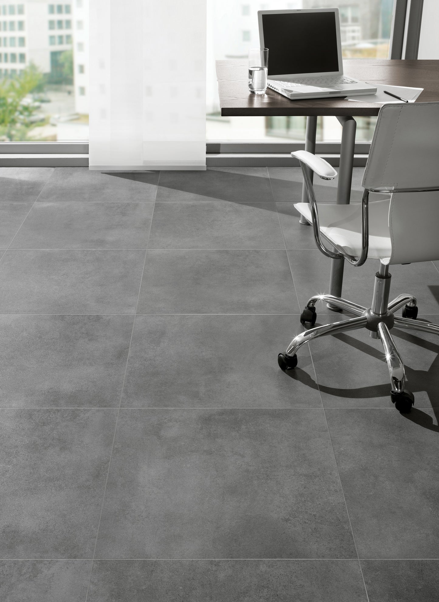 80x80cm Surface Mid Grey